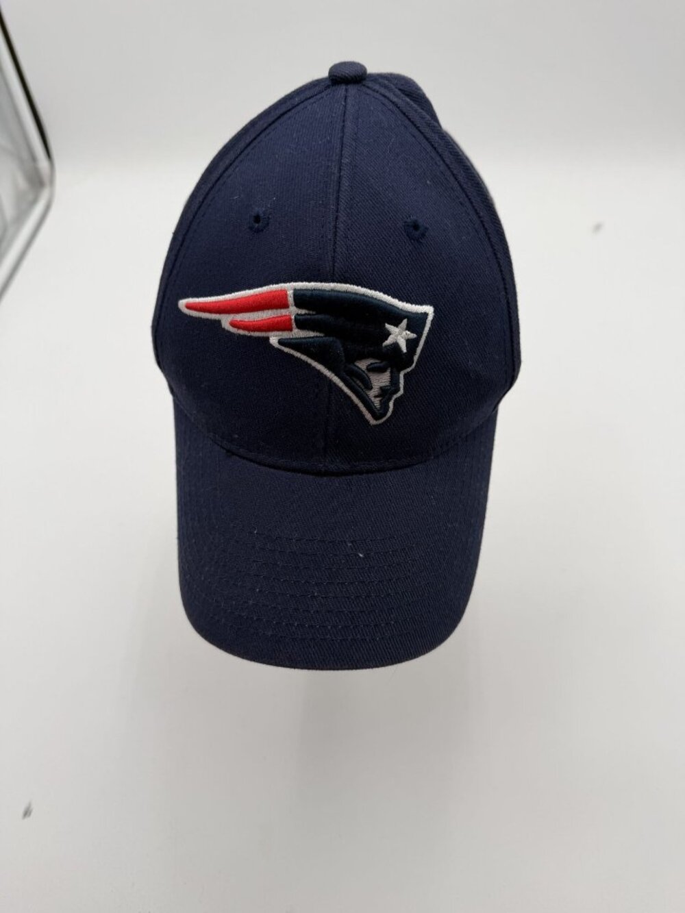 New Era  New England Patriots NFL Navy Blue Adjustable Hat OSFA